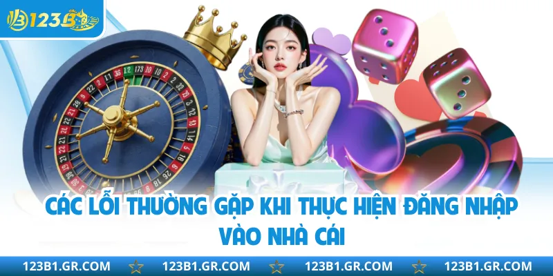 Các lỗi thường gặp khi thực hiện đăng nhập vào nhà cái